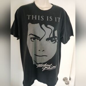 Vintage 2009 Michale Jackson short sleeve crew neck pullover graphic tee shirt